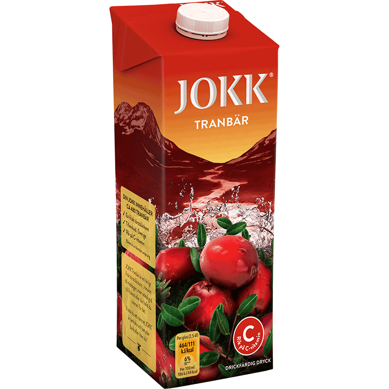 JOKK® Tranbär 1 liter